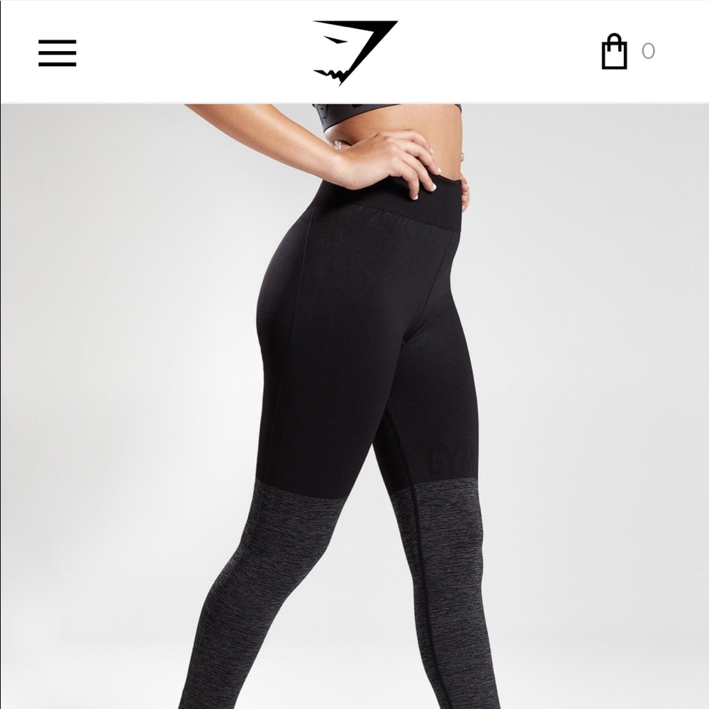 BRAND NEW GYMSHARK TWOTONE SEEMLESS LEGGINS.